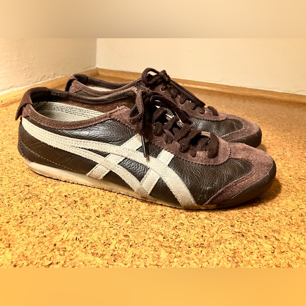 Rare ASICS Ontisuka Tiger Brown Sneakers
